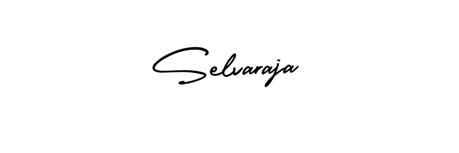 How to make Selvaraja signature? AmerikaSignatureDemo-Regular is a professional autograph style. Create handwritten signature for Selvaraja name. Selvaraja signature style 3 images and pictures png