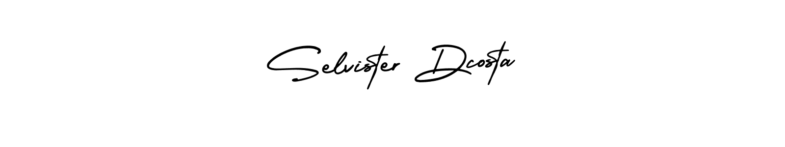 Design your own signature with our free online signature maker. With this signature software, you can create a handwritten (AmerikaSignatureDemo-Regular) signature for name Selvister Dcosta. Selvister Dcosta signature style 3 images and pictures png