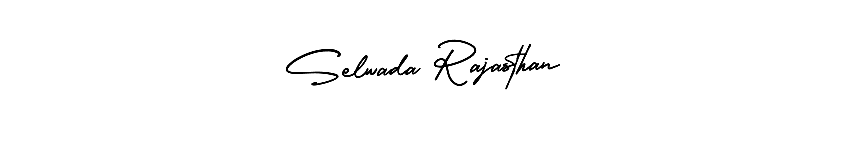 How to make Selwada Rajasthan signature? AmerikaSignatureDemo-Regular is a professional autograph style. Create handwritten signature for Selwada Rajasthan name. Selwada Rajasthan signature style 3 images and pictures png