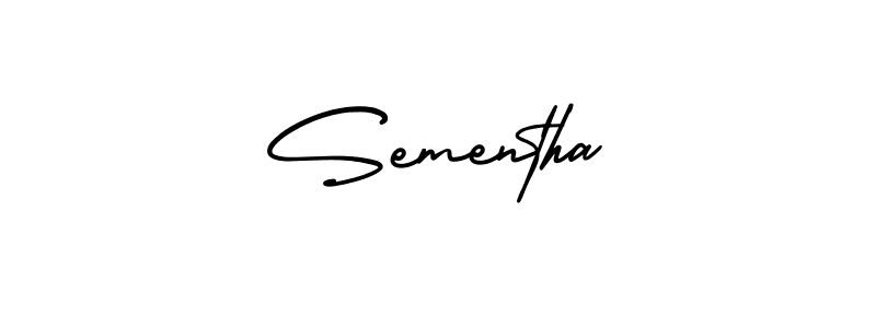 Similarly AmerikaSignatureDemo-Regular is the best handwritten signature design. Signature creator online .You can use it as an online autograph creator for name Sementha. Sementha signature style 3 images and pictures png