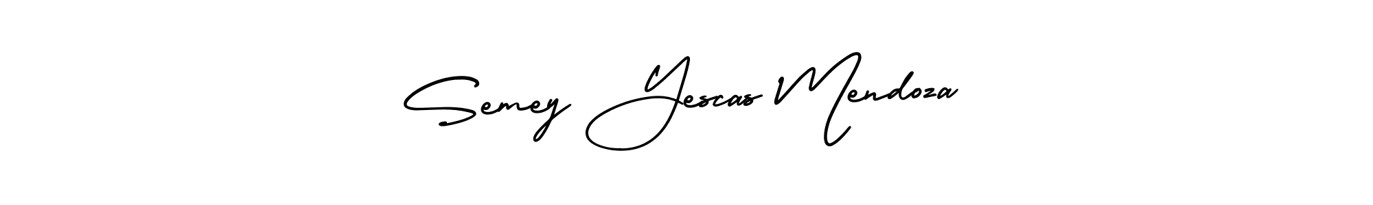 Check out images of Autograph of Semey Yescas Mendoza name. Actor Semey Yescas Mendoza Signature Style. AmerikaSignatureDemo-Regular is a professional sign style online. Semey Yescas Mendoza signature style 3 images and pictures png