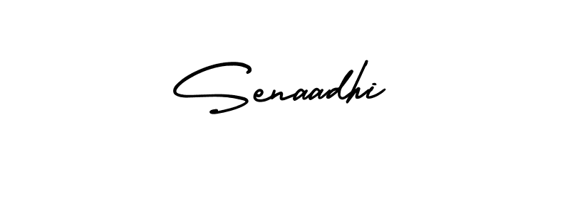 AmerikaSignatureDemo-Regular is a professional signature style that is perfect for those who want to add a touch of class to their signature. It is also a great choice for those who want to make their signature more unique. Get Senaadhi name to fancy signature for free. Senaadhi signature style 3 images and pictures png