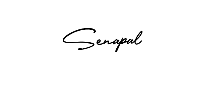 How to Draw Senapal signature style? AmerikaSignatureDemo-Regular is a latest design signature styles for name Senapal. Senapal signature style 3 images and pictures png