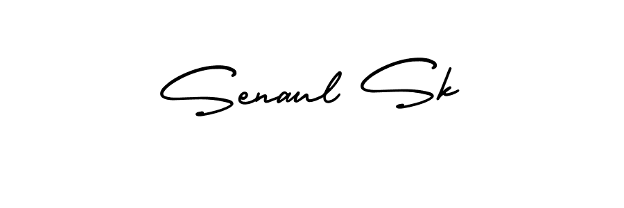 Make a beautiful signature design for name Senaul Sk. With this signature (AmerikaSignatureDemo-Regular) style, you can create a handwritten signature for free. Senaul Sk signature style 3 images and pictures png
