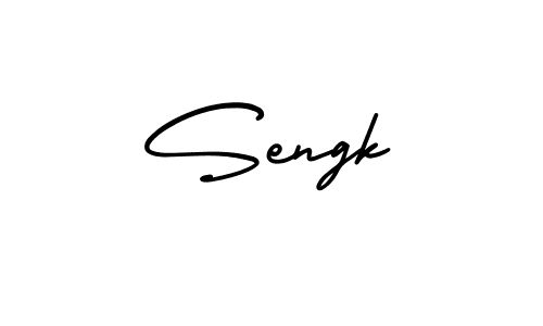 Sengk stylish signature style. Best Handwritten Sign (AmerikaSignatureDemo-Regular) for my name. Handwritten Signature Collection Ideas for my name Sengk. Sengk signature style 3 images and pictures png