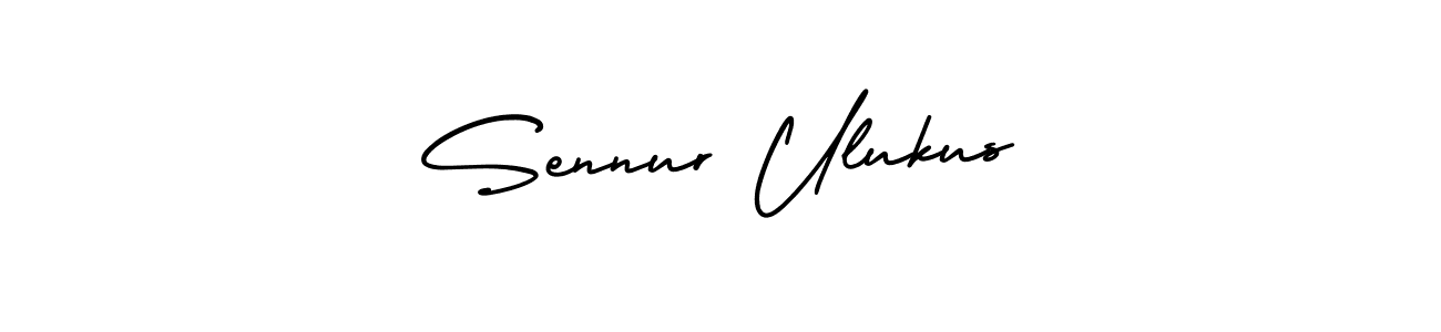 Make a beautiful signature design for name Sennur Ulukus. With this signature (AmerikaSignatureDemo-Regular) style, you can create a handwritten signature for free. Sennur Ulukus signature style 3 images and pictures png