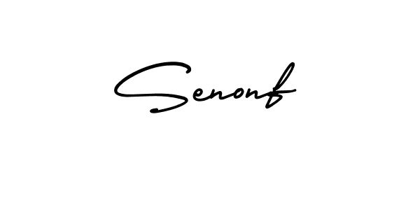 How to Draw Senonf signature style? AmerikaSignatureDemo-Regular is a latest design signature styles for name Senonf. Senonf signature style 3 images and pictures png