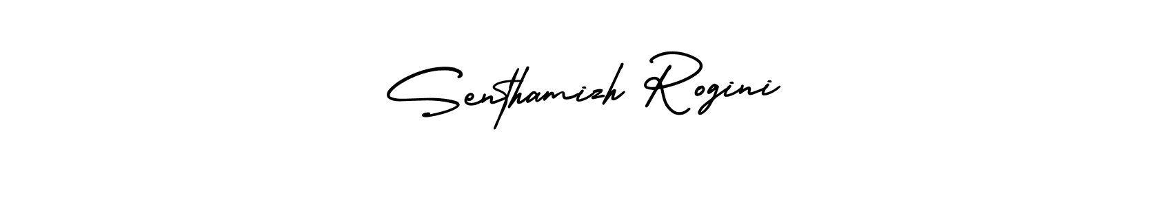 Make a beautiful signature design for name Senthamizh Rogini. Use this online signature maker to create a handwritten signature for free. Senthamizh Rogini signature style 3 images and pictures png
