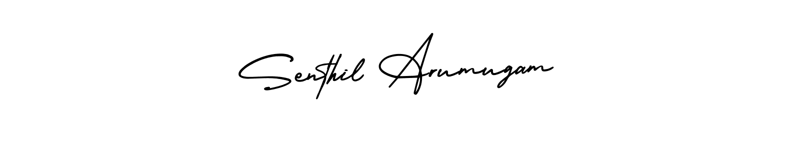 Similarly AmerikaSignatureDemo-Regular is the best handwritten signature design. Signature creator online .You can use it as an online autograph creator for name Senthil Arumugam. Senthil Arumugam signature style 3 images and pictures png