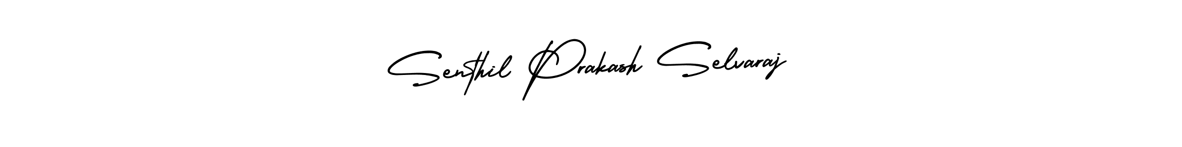 Senthil Prakash Selvaraj stylish signature style. Best Handwritten Sign (AmerikaSignatureDemo-Regular) for my name. Handwritten Signature Collection Ideas for my name Senthil Prakash Selvaraj. Senthil Prakash Selvaraj signature style 3 images and pictures png