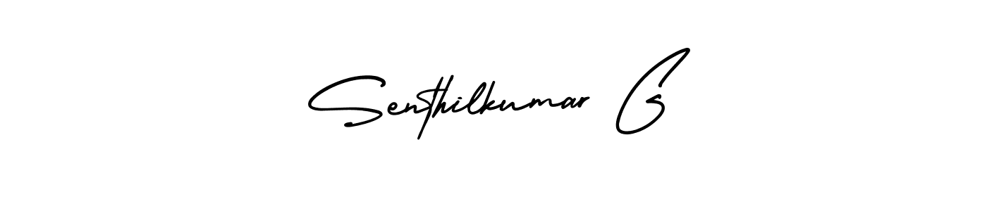 Similarly AmerikaSignatureDemo-Regular is the best handwritten signature design. Signature creator online .You can use it as an online autograph creator for name Senthilkumar G. Senthilkumar G signature style 3 images and pictures png