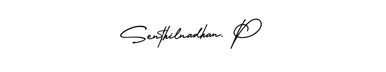 Also You can easily find your signature by using the search form. We will create Senthilnadhan. P name handwritten signature images for you free of cost using AmerikaSignatureDemo-Regular sign style. Senthilnadhan. P signature style 3 images and pictures png