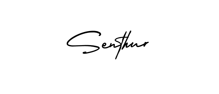 Senthur stylish signature style. Best Handwritten Sign (AmerikaSignatureDemo-Regular) for my name. Handwritten Signature Collection Ideas for my name Senthur. Senthur signature style 3 images and pictures png