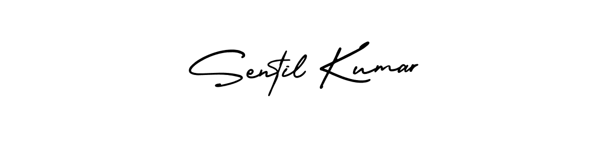 It looks lik you need a new signature style for name Sentil Kumar. Design unique handwritten (AmerikaSignatureDemo-Regular) signature with our free signature maker in just a few clicks. Sentil Kumar signature style 3 images and pictures png