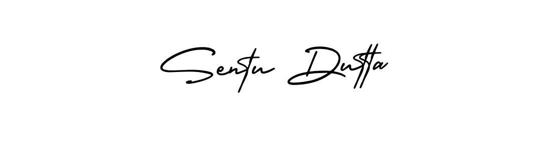 Make a beautiful signature design for name Sentu Dutta. With this signature (AmerikaSignatureDemo-Regular) style, you can create a handwritten signature for free. Sentu Dutta signature style 3 images and pictures png