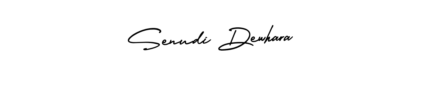 Best and Professional Signature Style for Senudi Dewhara. AmerikaSignatureDemo-Regular Best Signature Style Collection. Senudi Dewhara signature style 3 images and pictures png