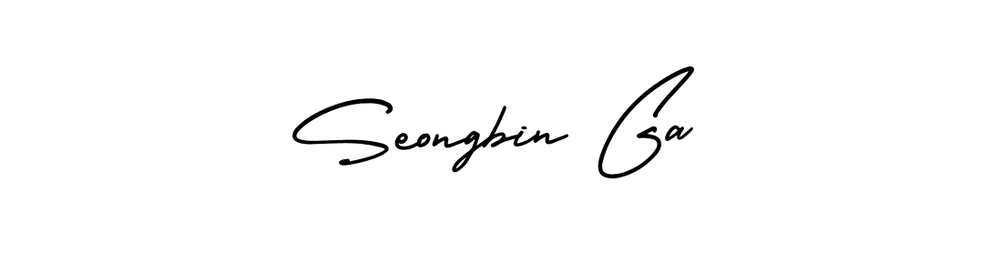 Make a beautiful signature design for name Seongbin Ga. Use this online signature maker to create a handwritten signature for free. Seongbin Ga signature style 3 images and pictures png