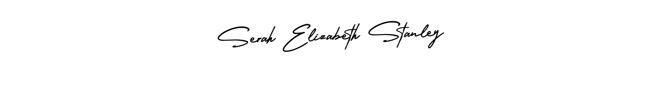 How to make Serah Elizabeth Stanley name signature. Use AmerikaSignatureDemo-Regular style for creating short signs online. This is the latest handwritten sign. Serah Elizabeth Stanley signature style 3 images and pictures png