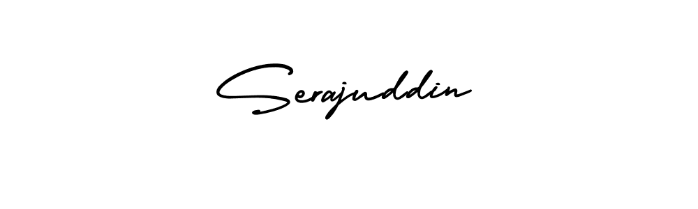 Use a signature maker to create a handwritten signature online. With this signature software, you can design (AmerikaSignatureDemo-Regular) your own signature for name Serajuddin. Serajuddin signature style 3 images and pictures png