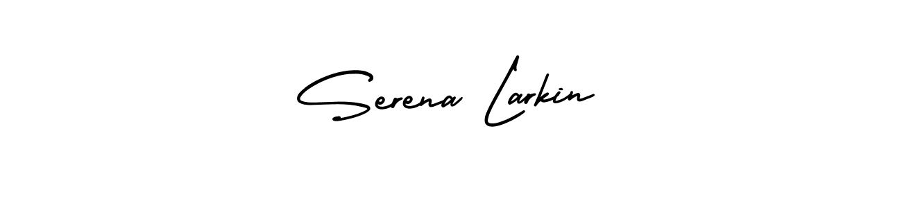 Best and Professional Signature Style for Serena Larkin. AmerikaSignatureDemo-Regular Best Signature Style Collection. Serena Larkin signature style 3 images and pictures png