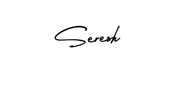 It looks lik you need a new signature style for name Seresh. Design unique handwritten (AmerikaSignatureDemo-Regular) signature with our free signature maker in just a few clicks. Seresh signature style 3 images and pictures png