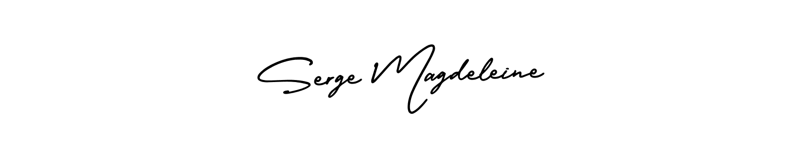 Make a beautiful signature design for name Serge Magdeleine. With this signature (AmerikaSignatureDemo-Regular) style, you can create a handwritten signature for free. Serge Magdeleine signature style 3 images and pictures png