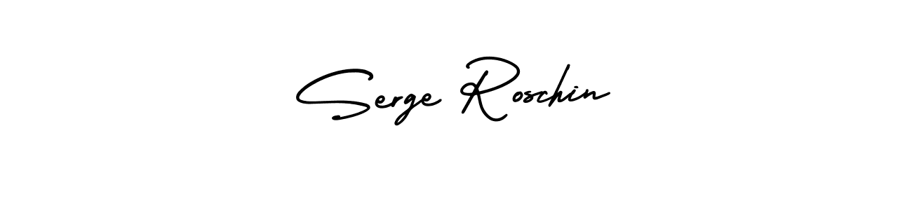 It looks lik you need a new signature style for name Serge Roschin. Design unique handwritten (AmerikaSignatureDemo-Regular) signature with our free signature maker in just a few clicks. Serge Roschin signature style 3 images and pictures png