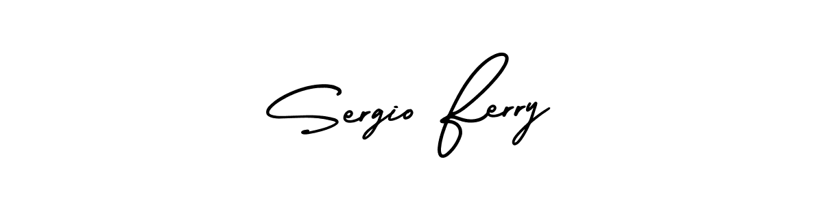 Best and Professional Signature Style for Sergio Ferry. AmerikaSignatureDemo-Regular Best Signature Style Collection. Sergio Ferry signature style 3 images and pictures png