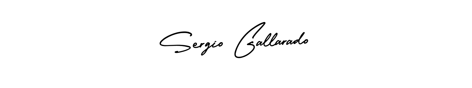 This is the best signature style for the Sergio Gallarado name. Also you like these signature font (AmerikaSignatureDemo-Regular). Mix name signature. Sergio Gallarado signature style 3 images and pictures png