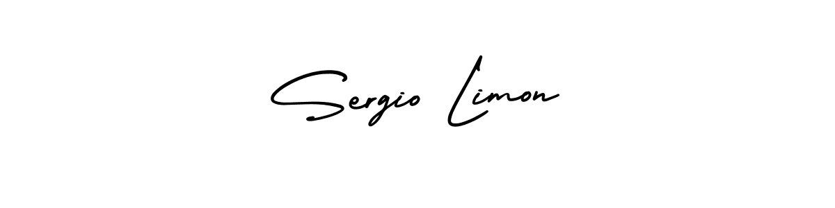 Make a beautiful signature design for name Sergio Limon. With this signature (AmerikaSignatureDemo-Regular) style, you can create a handwritten signature for free. Sergio Limon signature style 3 images and pictures png