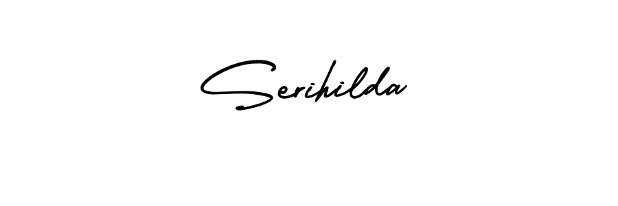 Also You can easily find your signature by using the search form. We will create Serihilda name handwritten signature images for you free of cost using AmerikaSignatureDemo-Regular sign style. Serihilda signature style 3 images and pictures png