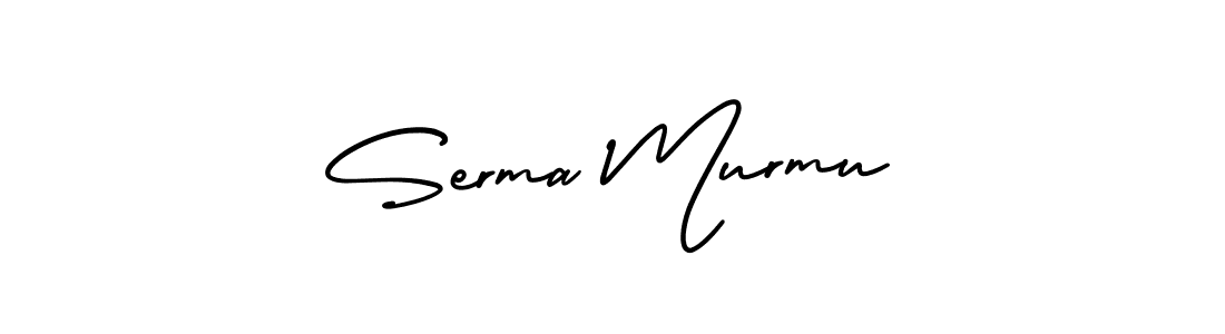 Make a beautiful signature design for name Serma Murmu. With this signature (AmerikaSignatureDemo-Regular) style, you can create a handwritten signature for free. Serma Murmu signature style 3 images and pictures png