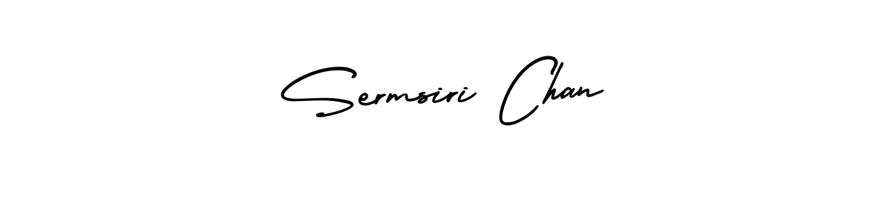 Use a signature maker to create a handwritten signature online. With this signature software, you can design (AmerikaSignatureDemo-Regular) your own signature for name Sermsiri Chan. Sermsiri Chan signature style 3 images and pictures png