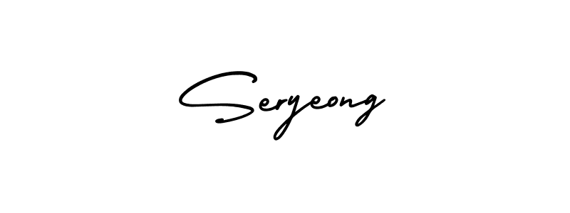 How to Draw Seryeong signature style? AmerikaSignatureDemo-Regular is a latest design signature styles for name Seryeong. Seryeong signature style 3 images and pictures png
