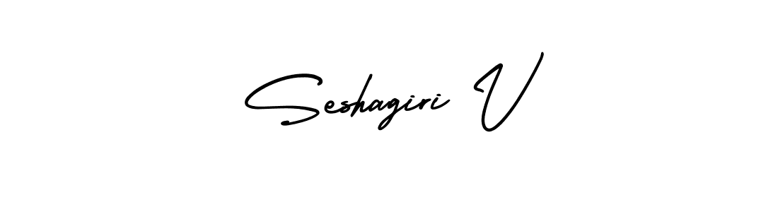 Make a beautiful signature design for name Seshagiri V. Use this online signature maker to create a handwritten signature for free. Seshagiri V signature style 3 images and pictures png