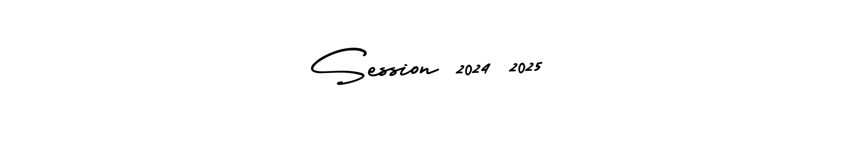 The best way (AmerikaSignatureDemo-Regular) to make a short signature is to pick only two or three words in your name. The name Session 2024 2025 include a total of six letters. For converting this name. Session 2024 2025 signature style 3 images and pictures png