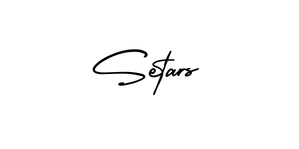 How to make Setars name signature. Use AmerikaSignatureDemo-Regular style for creating short signs online. This is the latest handwritten sign. Setars signature style 3 images and pictures png