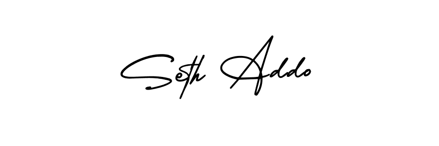 if you are searching for the best signature style for your name Seth Addo. so please give up your signature search. here we have designed multiple signature styles  using AmerikaSignatureDemo-Regular. Seth Addo signature style 3 images and pictures png