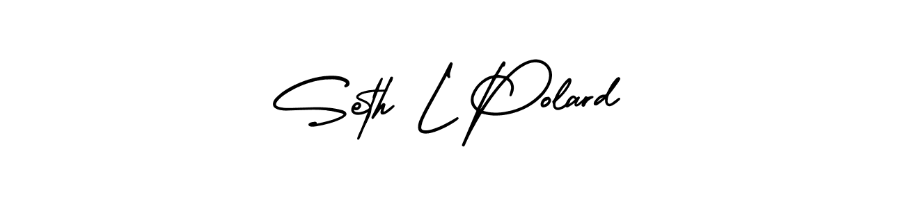 It looks lik you need a new signature style for name Seth L Polard. Design unique handwritten (AmerikaSignatureDemo-Regular) signature with our free signature maker in just a few clicks. Seth L Polard signature style 3 images and pictures png