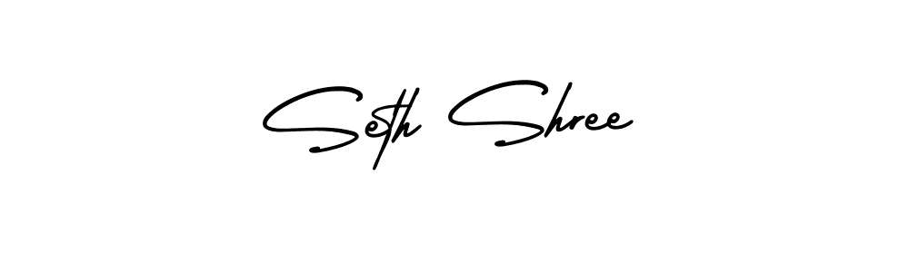 Also we have Seth Shree name is the best signature style. Create professional handwritten signature collection using AmerikaSignatureDemo-Regular autograph style. Seth Shree signature style 3 images and pictures png