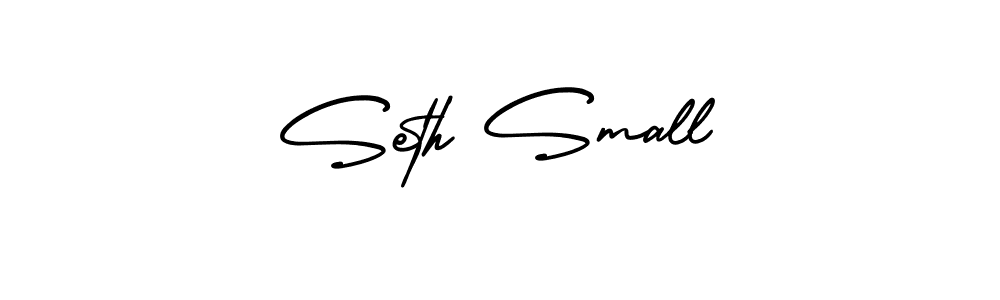 Create a beautiful signature design for name Seth Small. With this signature (AmerikaSignatureDemo-Regular) fonts, you can make a handwritten signature for free. Seth Small signature style 3 images and pictures png