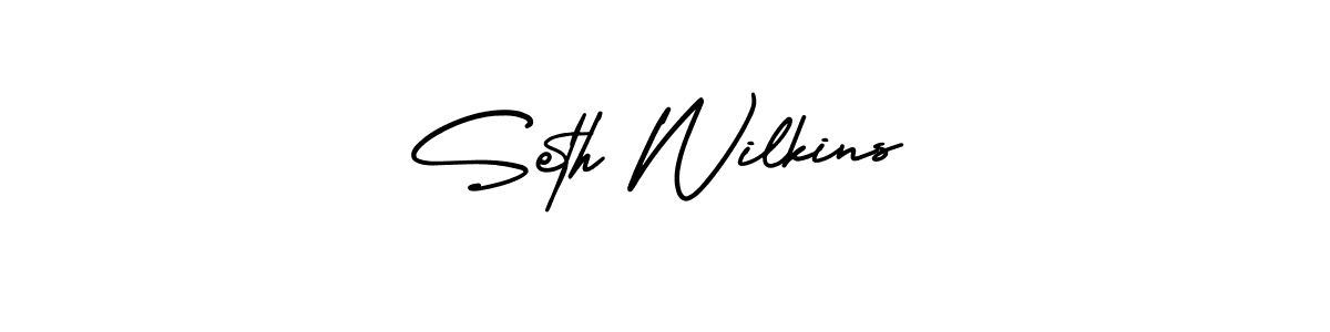 How to Draw Seth Wilkins signature style? AmerikaSignatureDemo-Regular is a latest design signature styles for name Seth Wilkins. Seth Wilkins signature style 3 images and pictures png