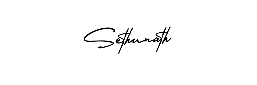 Best and Professional Signature Style for Sethunath. AmerikaSignatureDemo-Regular Best Signature Style Collection. Sethunath signature style 3 images and pictures png