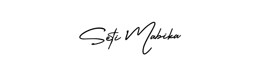 AmerikaSignatureDemo-Regular is a professional signature style that is perfect for those who want to add a touch of class to their signature. It is also a great choice for those who want to make their signature more unique. Get Seti Mabika name to fancy signature for free. Seti Mabika signature style 3 images and pictures png