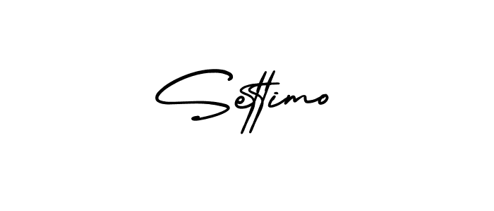 Create a beautiful signature design for name Settimo. With this signature (AmerikaSignatureDemo-Regular) fonts, you can make a handwritten signature for free. Settimo signature style 3 images and pictures png