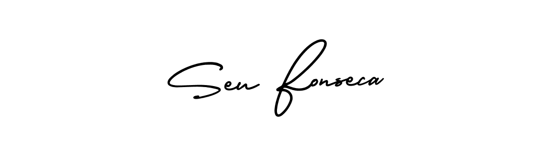 Make a beautiful signature design for name Seu Fonseca. With this signature (AmerikaSignatureDemo-Regular) style, you can create a handwritten signature for free. Seu Fonseca signature style 3 images and pictures png