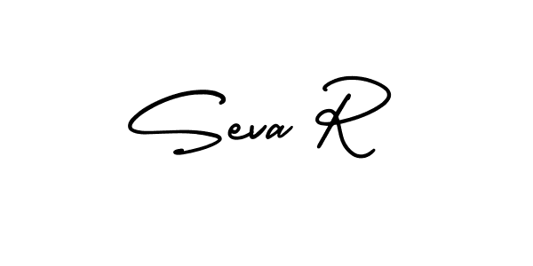 You can use this online signature creator to create a handwritten signature for the name Seva R. This is the best online autograph maker. Seva R signature style 3 images and pictures png