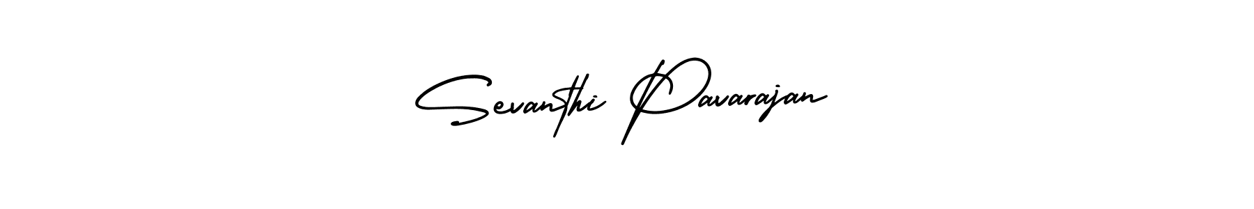 Make a beautiful signature design for name Sevanthi Pavarajan. With this signature (AmerikaSignatureDemo-Regular) style, you can create a handwritten signature for free. Sevanthi Pavarajan signature style 3 images and pictures png