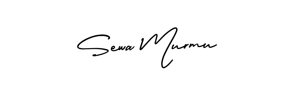 This is the best signature style for the Sewa Murmu name. Also you like these signature font (AmerikaSignatureDemo-Regular). Mix name signature. Sewa Murmu signature style 3 images and pictures png