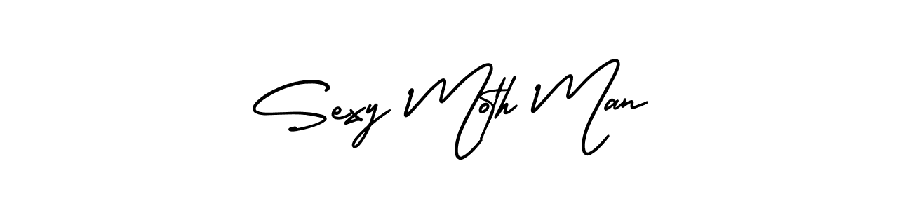 Make a beautiful signature design for name Sexy Moth Man. With this signature (AmerikaSignatureDemo-Regular) style, you can create a handwritten signature for free. Sexy Moth Man signature style 3 images and pictures png